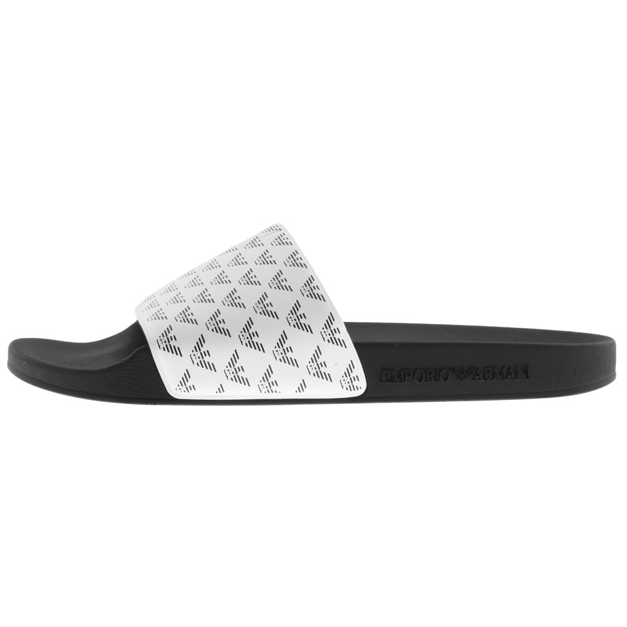 Alternative Image for ProductEmporio Armani Logo Sliders White2